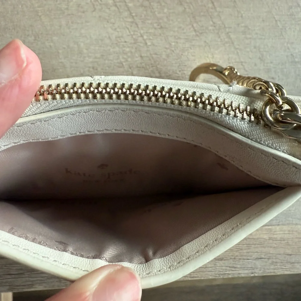 Kate Spade Quilted Beige Wallet with Gold Accents - Picture 7 of 12